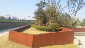 禅城耐候钢挡土墙